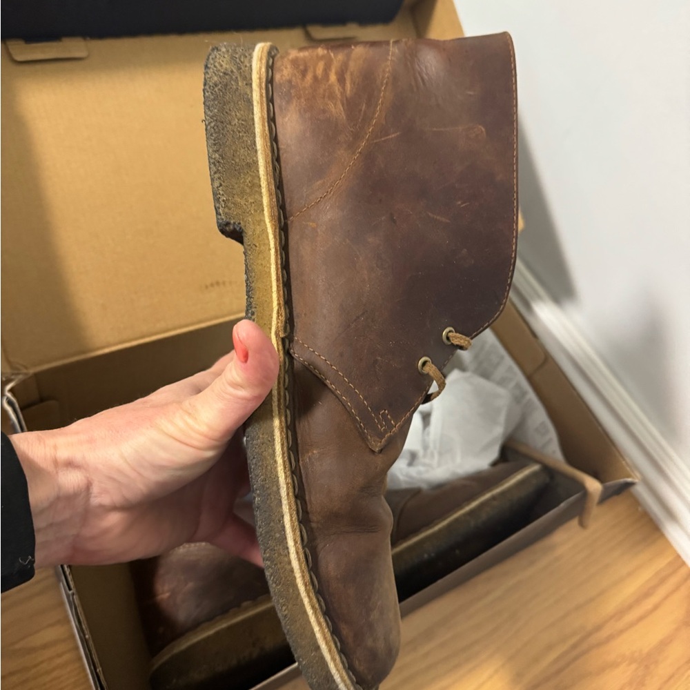 Cole Haan Brown Leather Chukka Boots